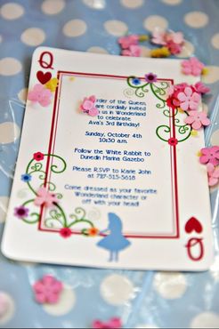Alice in Wonderland Party Invitation Inspiration - Celebrate